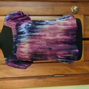 Dressbarn Elegant Tie Dye Top